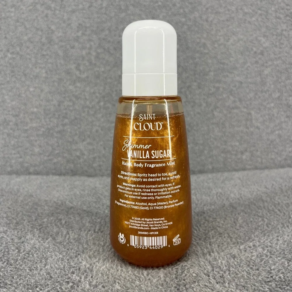 Saint Cloud Shimmer Vanilla Sugar Gold Hair & Body‎ Fragrance Mist Spray 8 oz